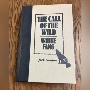 Vtg Call of the Wild/White Fang Jack London HC Readers Digest Book 1985 Classic